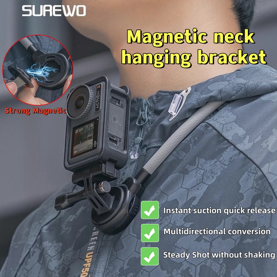 SUREWO Magnetische Quick Relea - Gopro Action Camera Hero 11 Black recensie en prijs